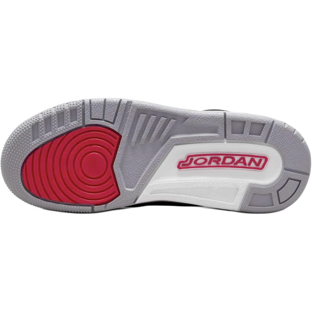 Air Jordan 3 Retro OG GS Black Cement 2024 Детские кроссовки Fire-Red Cement-Grey Sail DM0967-010