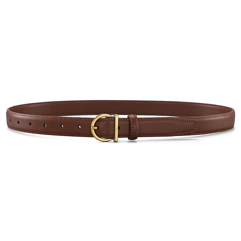 Кожаный ремень, женский ремень с пряжкой, женский простой ремень для ковбойского костюма и юбки