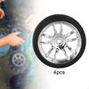 4 Pieces RC Car Drift Tires Replacement Rally Tyres Wheel Rim and Set for 1/18