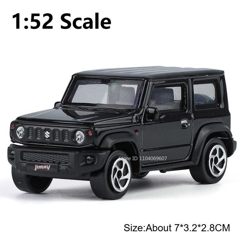SCCF4 1:52 Suzuki Jimny Model Toy Cars Alloy Diecast Miniature Vehicles Slide Forward Exquisite Interior Shock Absorption Kids Gifts