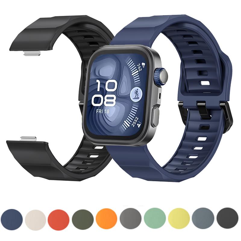 2 Pcs Silicone Band For Huawei Watch Fit 4 Pro Strap Accessories Sport Comfortable Correa pulseira Bracelet Huawei Watch fit 4 3