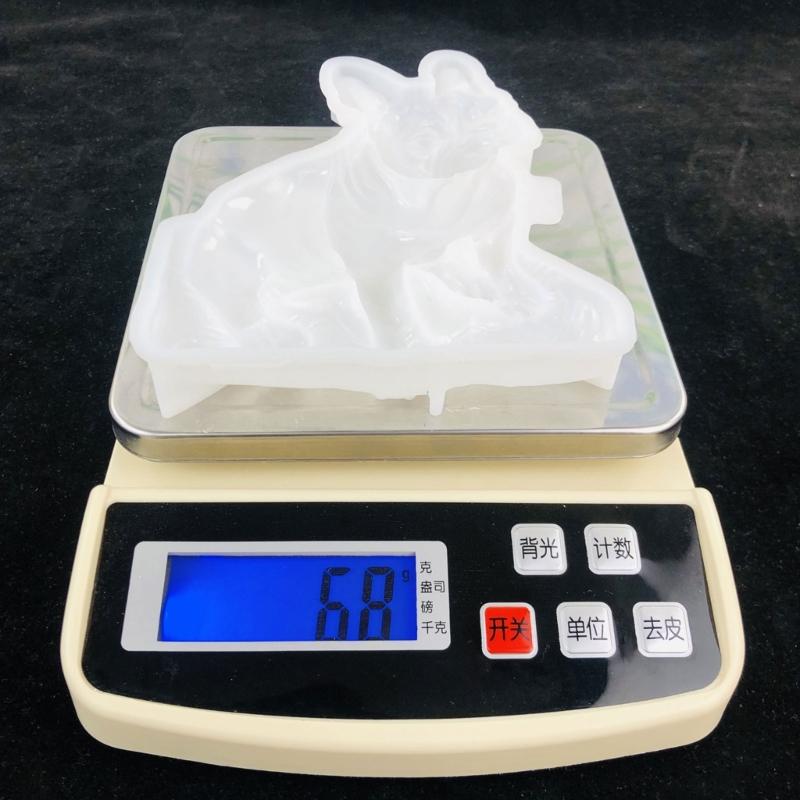 Силиконовые формы для собак, 3D смоляная форма для животных, большая статуя собаки, форма для литья из эпоксидной смолы для настенных подвесных дверей, домашний декор