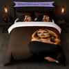Adele Print 3Pcs Duvet Cover Set 1 Duvet Cover and 2 Pillowcases Soft Bed Linen For Household Bedroom