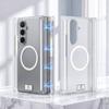 Для Samsung Galaxy Z TriFold Чехол Жесткий Прозрачный 2 Шарнира Магнитный MagSafe Защитная Задняя Крышка Для Galaxy Z TriFold Корпус