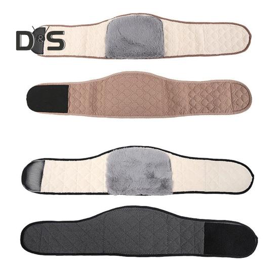 Зимний утеплитель для талии, регулируемый, 3 слоя, толстый, для холодной погоды, для мужчин и женщин, термоплюшевый пояс для поддержки поясницы, пояс для защиты живота