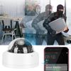 IP Dome Camera Builtin POE 15 Light Infrared Night View Metal CMOS for Outdoor Indoor IRCUT(5MP )