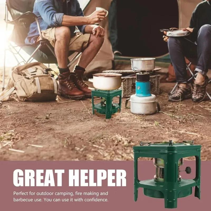 Outdoor Portable Kerosene Stove Windproof Burner Camping Heater Patio Picnic Cooking Stove Paraffin Kerosene Heater Safety