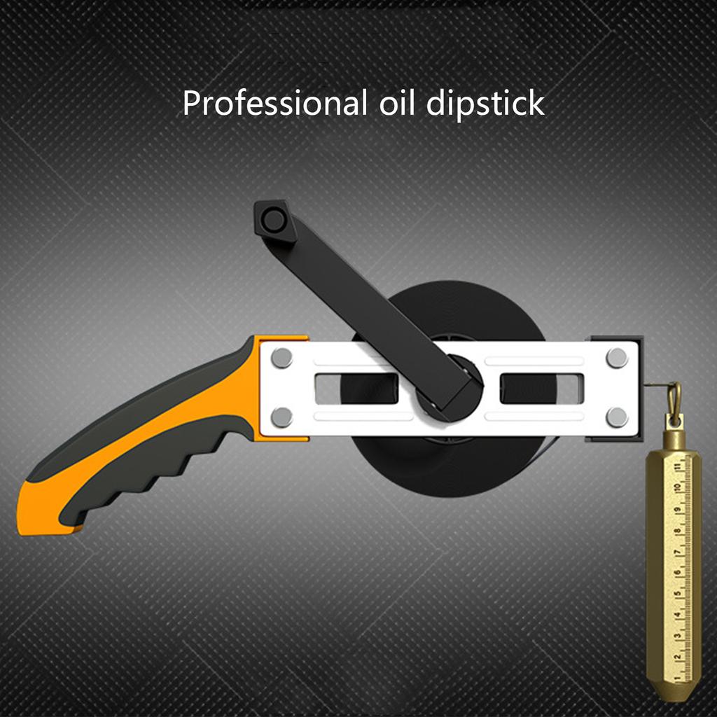 Рулетки для измерения уровня нефтяных резервуаров 5/10/15/20/30 м, измерительная линейка с взрывозащищенным латунным отвесом, резиновая ручка