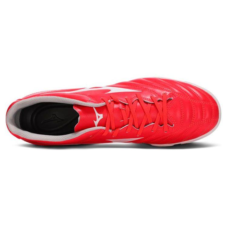 Mizuno Monarcida Neo II Select Круглый носок Шнуровка TF (Резиновые шипы) Нескользящие Прочные Футбольные Бутсы Мужские кроссовки Флуоресцентно-красные P1GD232564