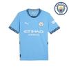 Puma 24 25 Soccer Jersey Manchester City Home Jersey Man City Short Sleeve Mcfc Jersey Replica 7750...