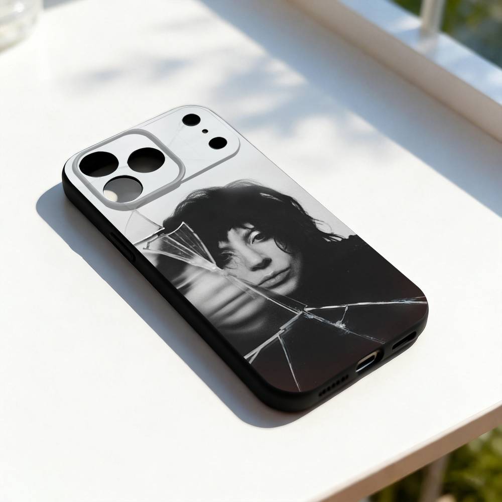 Чехол для телефона L-LADY MAYHEM GAGA для iPhone 17,16,15,14,13,12,11,Pro,Max,Plus,E,SE4,Air,Mini Черный Точное совпадение отверстий