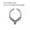Doll Toys Doll Fashion Crowns 10 Styles Bracelet Jewelry  for 1/6 1/3 1/12 Doll/for 30cm Dolls