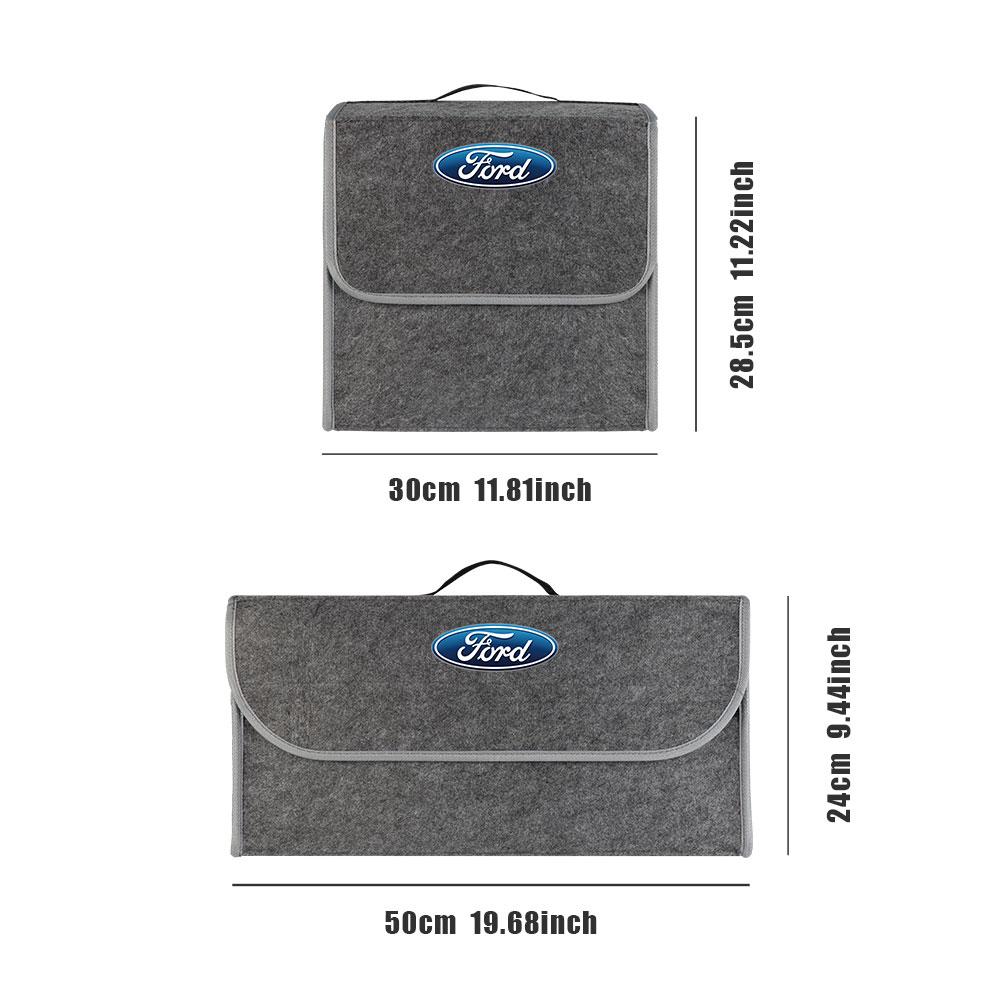 YPFCU1 Car Sundrie Storage Bag Large Capacity Foldable Trunk Organizer Box For Ford Ranger STRACING S-Max Focus Galaxy Mondeo Transit