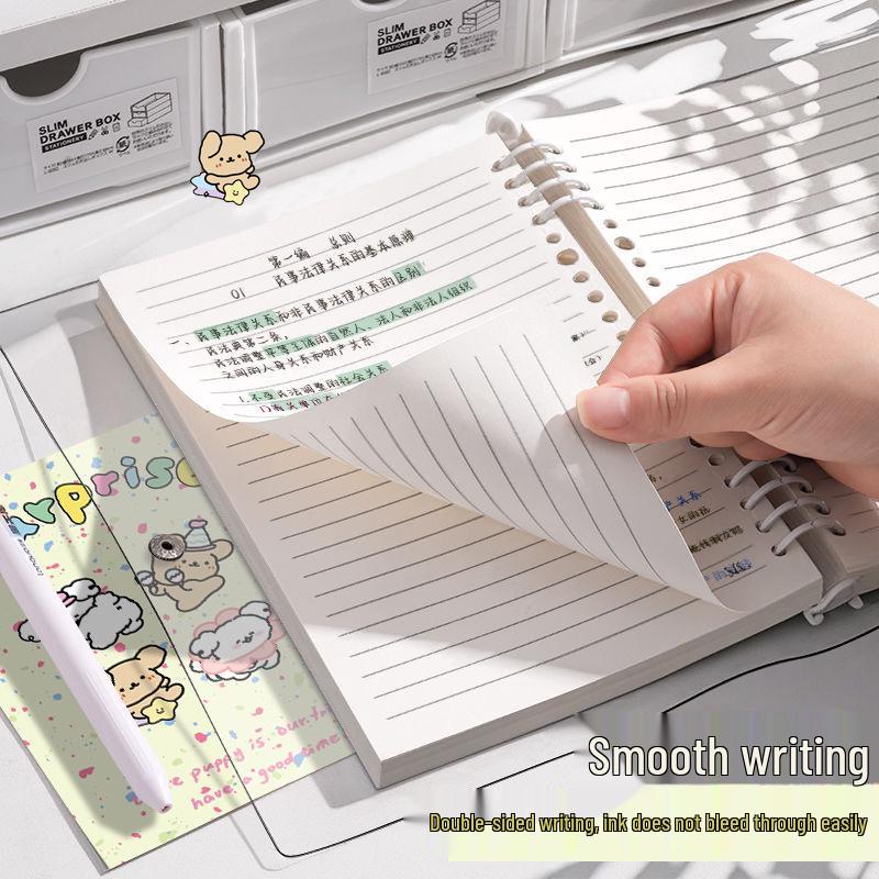 Премиальный съемный мягкий ПВХ-блокнот-папка формата А5 для студентов