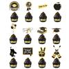 Украшение на выпускной сезон Поздравляю Гард Ла Флаг Шапка доктора Латте Торт Открытка
