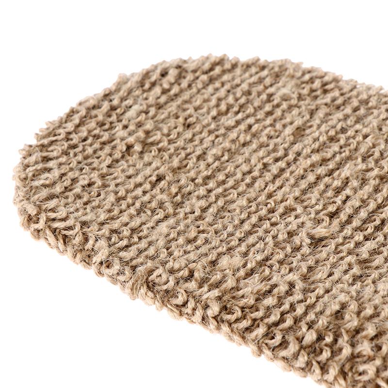 2шт пилинг отшелушивающие перчатки щетка для душа пальцы банное полотенце скраб для тела перчатки