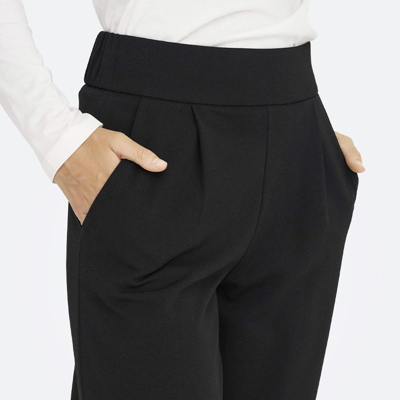 Мягкие женские брюки Geggo стандартного кроя с эластичной резинкой на талии JDY