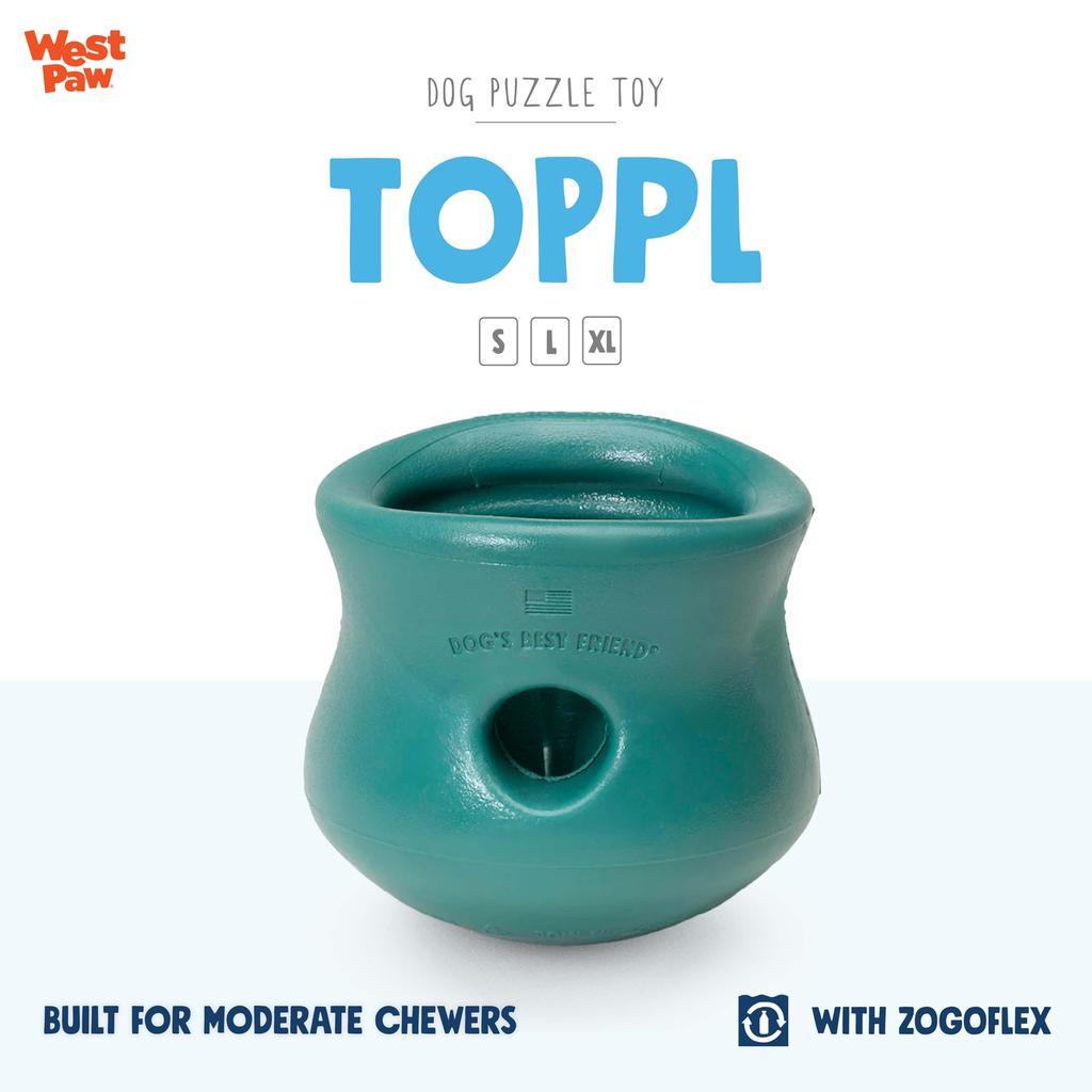 Игрушка для собак West Paw, развивающая игрушка Zogoflex Tapple, рождественская, ограниченного цвета, размер L