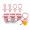 Reusable Homemade Popsicles Mold Set Food Grade Silicone DIY Homemade Ice Cream Mold