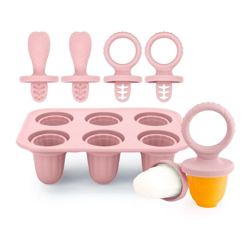 Reusable Homemade Popsicles Mold Set Food Grade Silicone DIY Homemade Ice Cream Mold