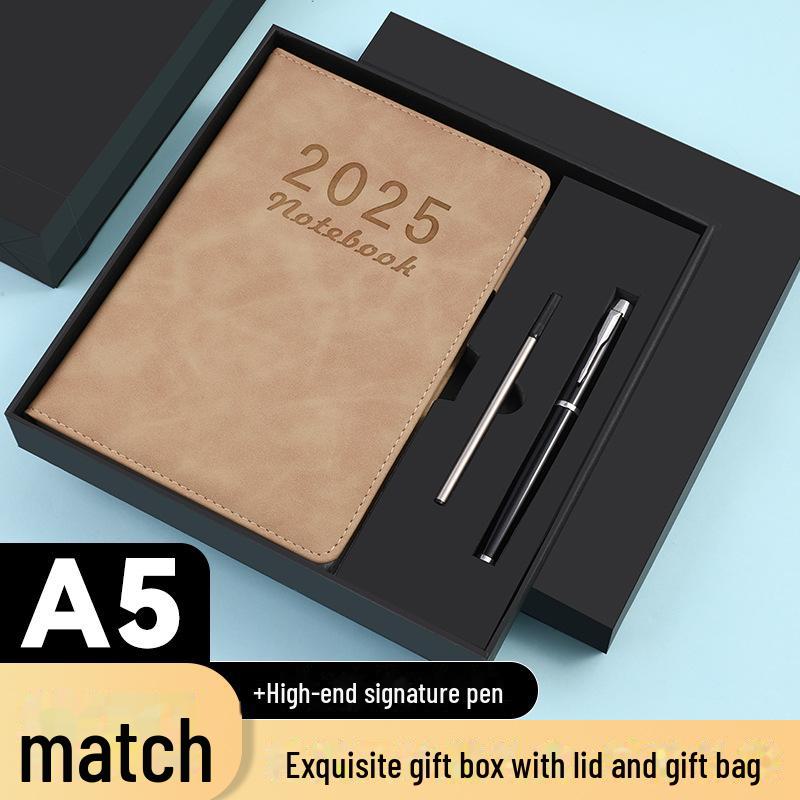 Премиум-блокнот для студентов и бизнесменов формата A5 2025 г. — настраиваемый логотип, толстые страницы, ежедневник формата A4