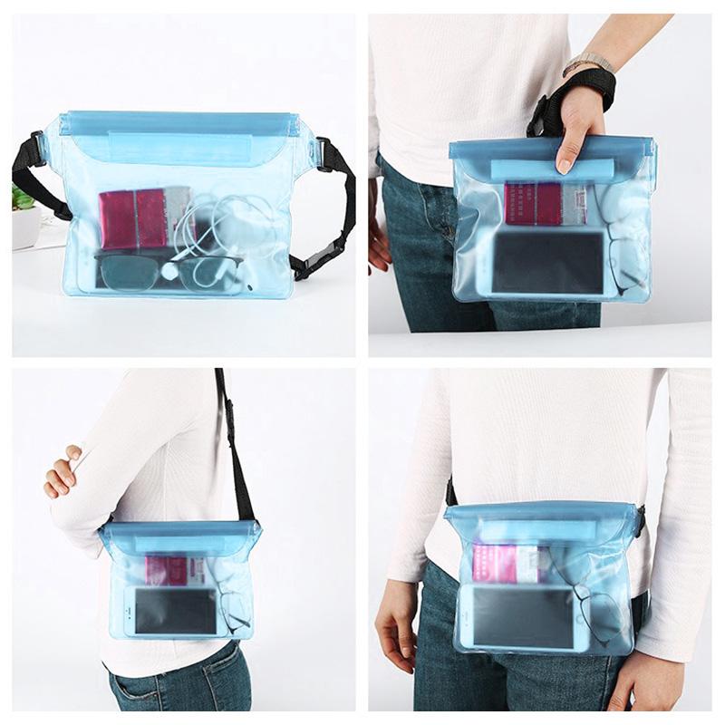 1 шт. водонепроницаемая сумка для плавания водонепроницаемый чехол для водных видов спорта поясные сумки для хранения непромокаемая поясная сумка портативная