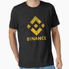 Криптовалюта Binance Coin Футболка с принтом Binance Coin BNB для мужчин большого размера Взрослые топы S-6XL