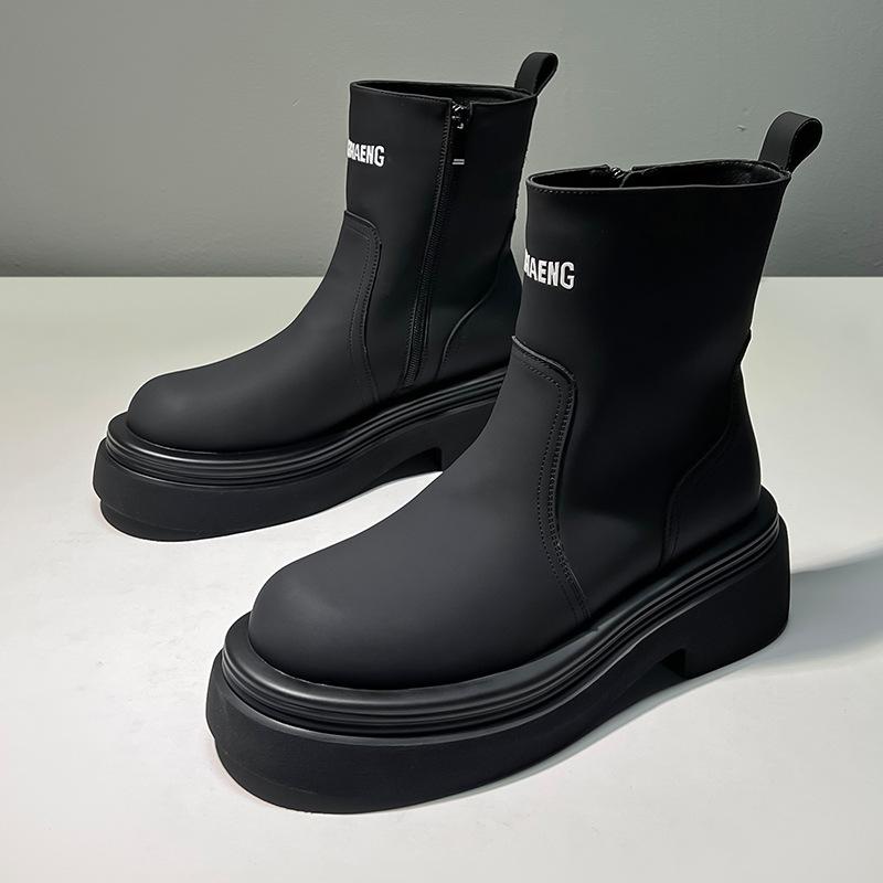 Высокие ботинки Martin мужские осенне-зимние теплые мужские туфли носки короткие ботинки британские ботинки Tooling 5014-H