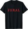 FERAL Девочка Летняя Футболка Унисекс Футболка