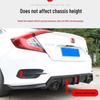 Обвес для Honda Civic 10-го поколения: Задний диффузор, Выхлопная труба, Задняя губа, Передний сплиттер.