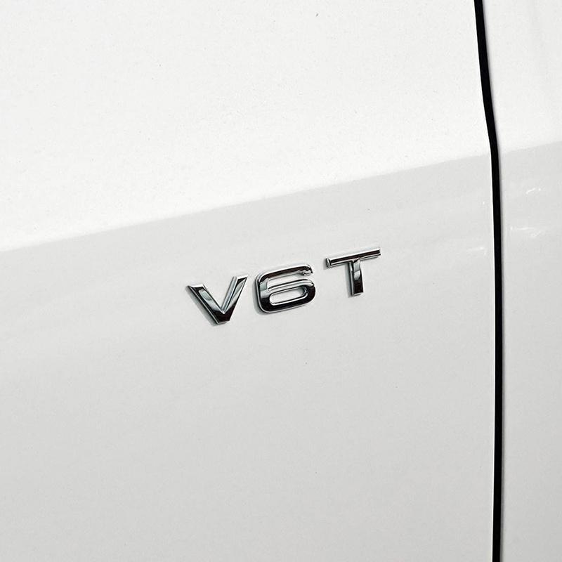 1 шт. 3D Металлический Стайлинг Автомобиля V6T V8T V6 V8 T Значок на Крыло Боковую Часть Кузова Задний Багажник Наклейка Значок на Крыло Для A4 A3 A5 A6 A1 Q3 Q5 Q7