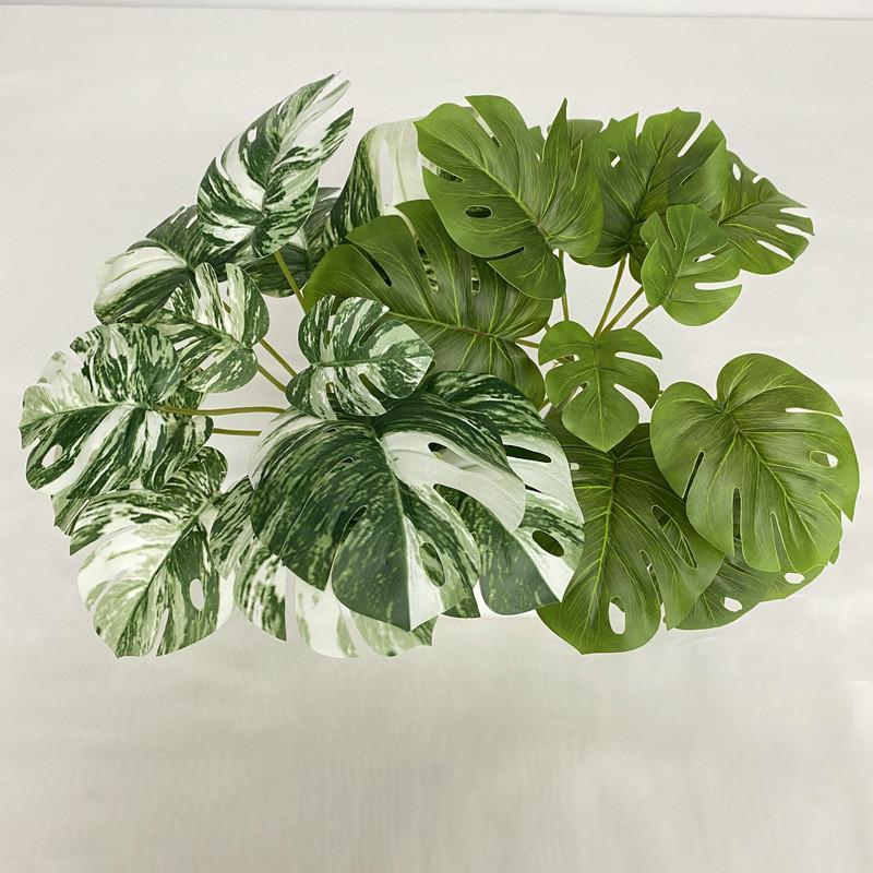 Monstera Leaf Realistic Party Decor Greenery For Home Table Wedding Gift