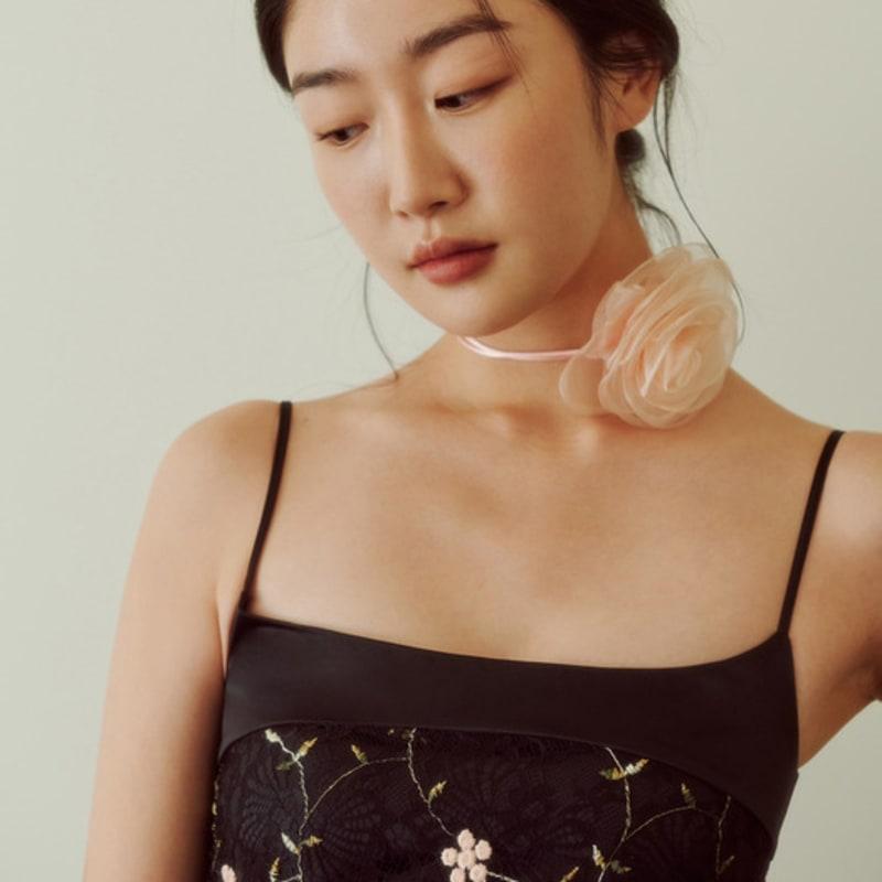 ГАНИСОНГ Свадебная роза бутоньерка_черный