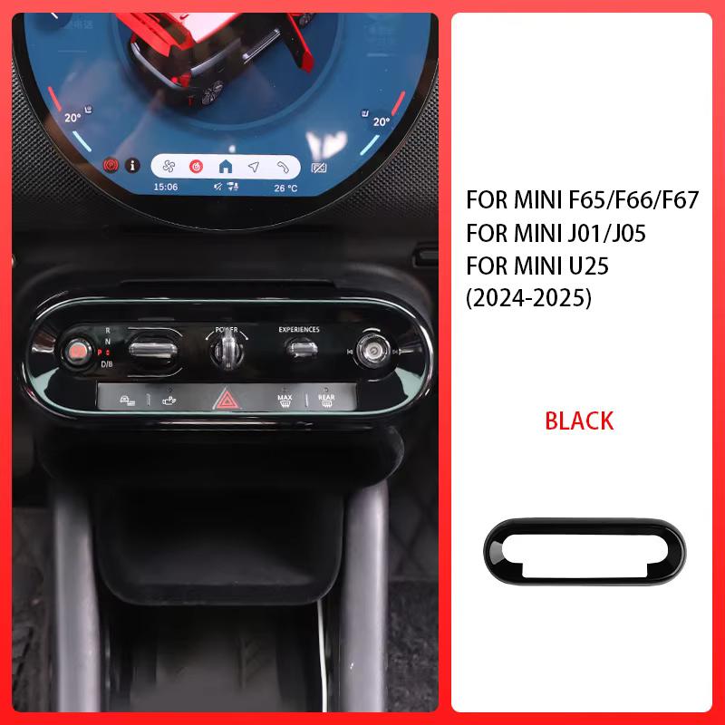 For Mini Countryman U25 Cooper E SE J01 EV J05 Aceman 2024 2025 Accessories Car Styling Central Control Button Frame Trim ABS