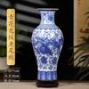 32cm/Ceramic Vase Blue And White Thin Bodied Porcelain Home Classical Shelf Bedroom Living Room Chinese Table Jingdezhen Ornamen