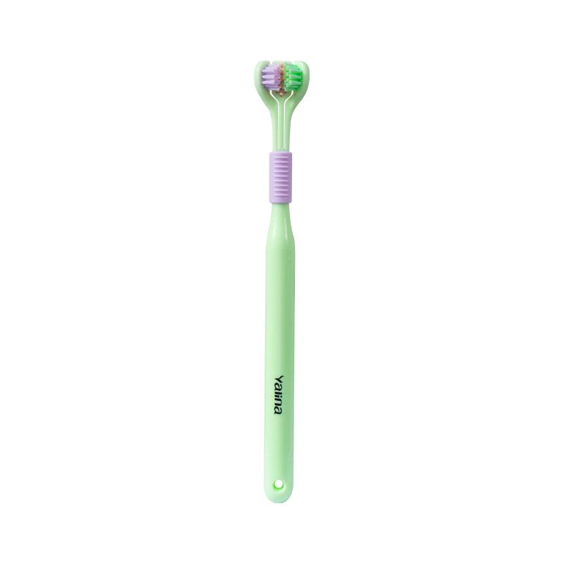 Health Cleaner Three Sided Soft Hair Tooth Toothbrush Ultra Fine Soft Bristle Adult Toothbrush Oral Care Safety Teeth Brush Oral