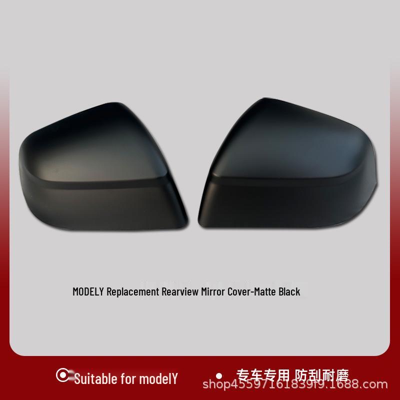 Tesla Model Y Carbon Fiber Rearview Mirror Cover - 25 Years Applicable Decorative Accessory
