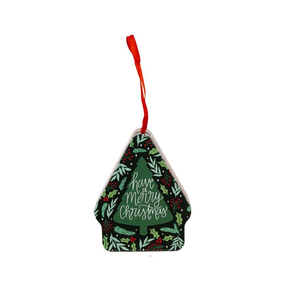 Cartoon Pattern Christmas Printing Tinplate Box Decorative Christmas Tinplate Gifts Boxes  Holiday