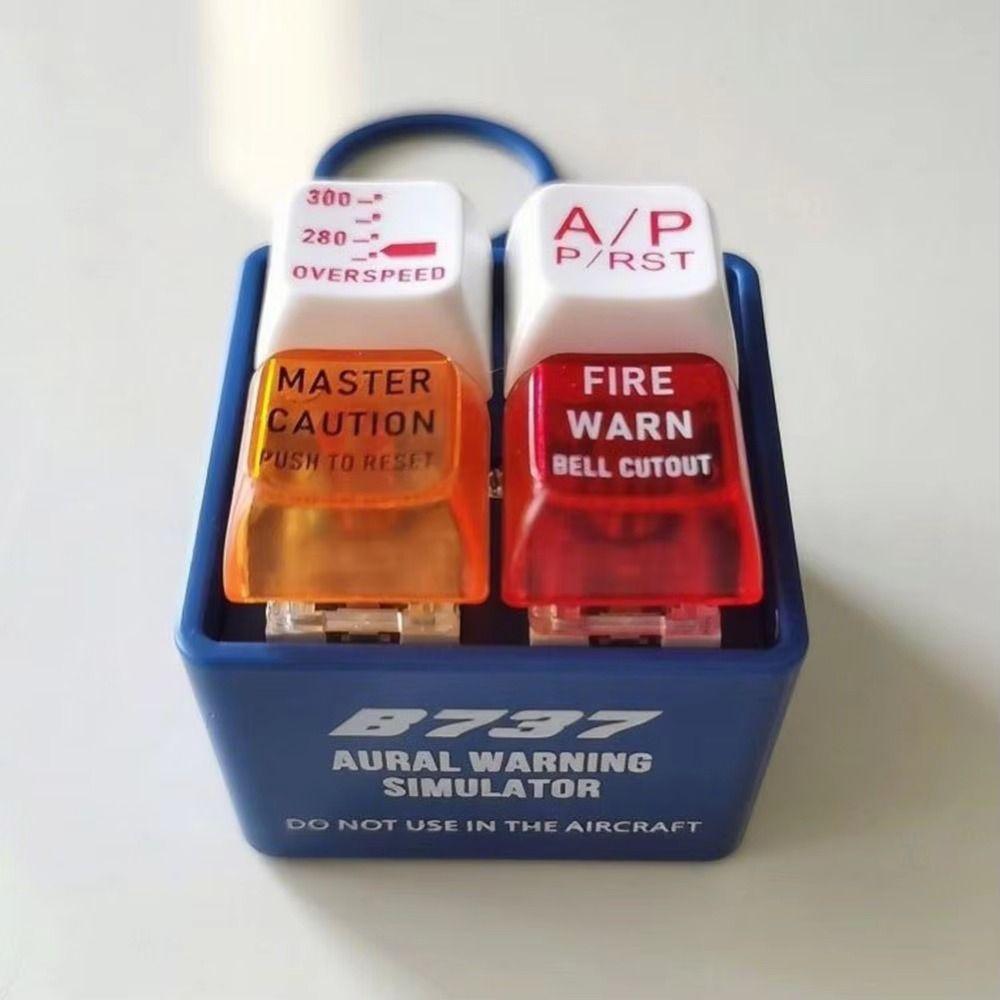 Pass The Time Pilot Keychain Airplane Emergency Alert Keychains  For Aviation Enthusiasts