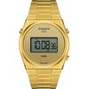 Унисекс Цифровые часы TISSOT PRX с золотым циферблатом и браслетом, Модель T1374633302000 [Официальный импорт]