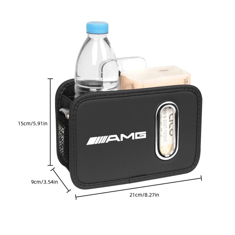 Tire Valve/ Multi Functional Car Door Panel Storage Box Tissue Box Storage For Mercedes Benz AMG W203 W206 W220 W205 W211 W212 ETP7