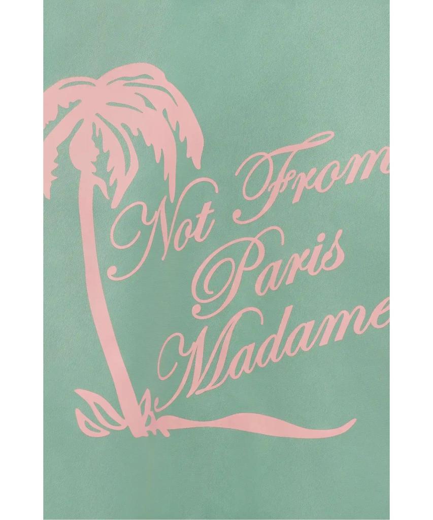 Drole De Monsieur Slogan Palm Tree Nylon Jacket Veste Slogan Palmier D0Jam26114Grl
