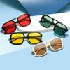Vintage Square Sunglasses Woman Retro Brand Mirror Sun Glasses Female Black Yellow Fashion Candy Colors