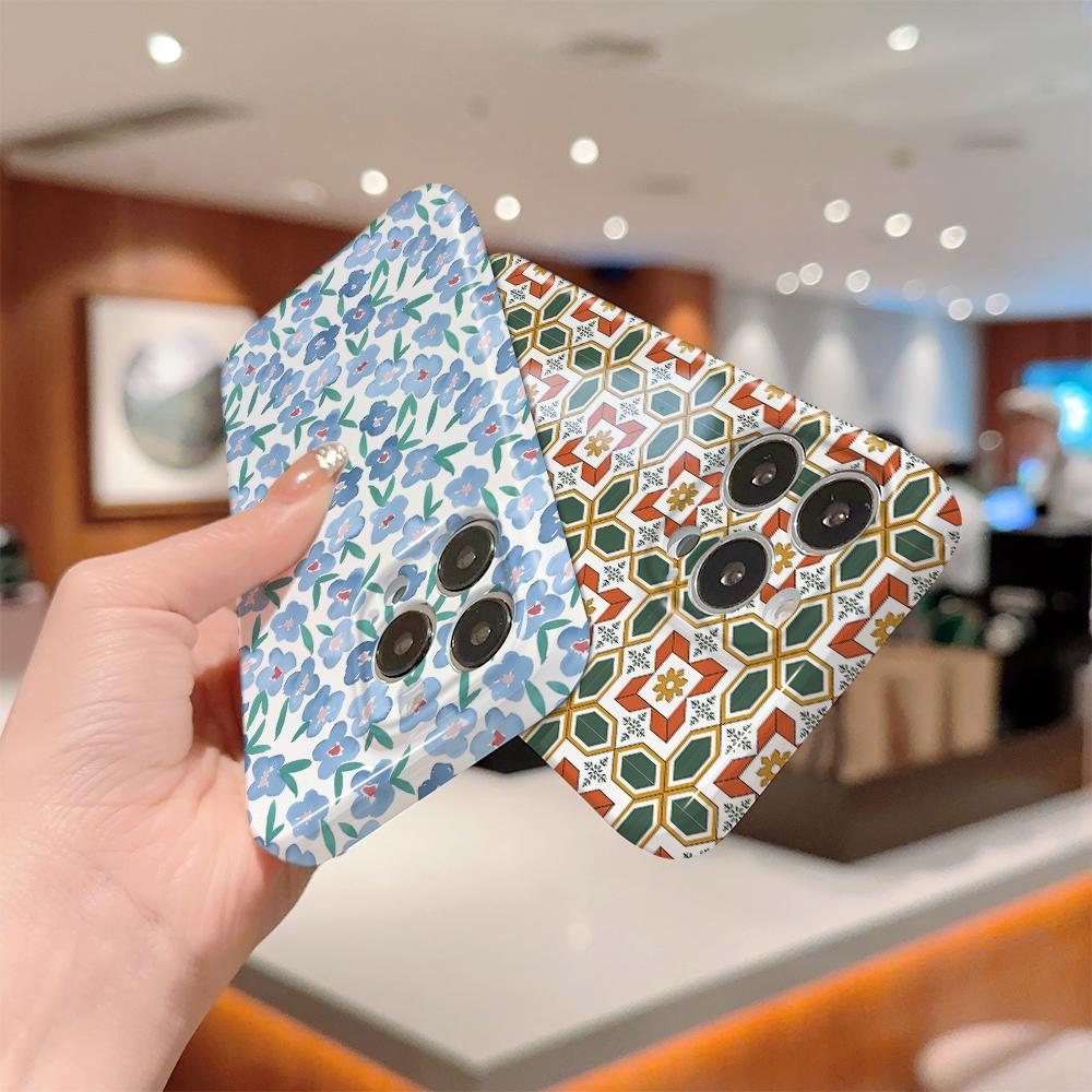 Универсальный чехол для телефона с пленкой, мультяшный модный дизайн, твердый корпус, полное покрытие камеры, противоударный защитный чехол для OPPO Realme OnePlus Infinix Tecno