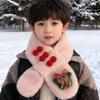 Children's Plush Scarf - Cute and Cozy Winter Neck Warmer for Boys and Girls