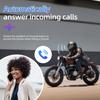 Kebidumei Moto Helmet Headset Bluetooth 5.0 Speaker Ultra-Thin Motorcycle Earphones BT 5.0 Wireless Riding Skiing Headphone Handsfree Call Music Play