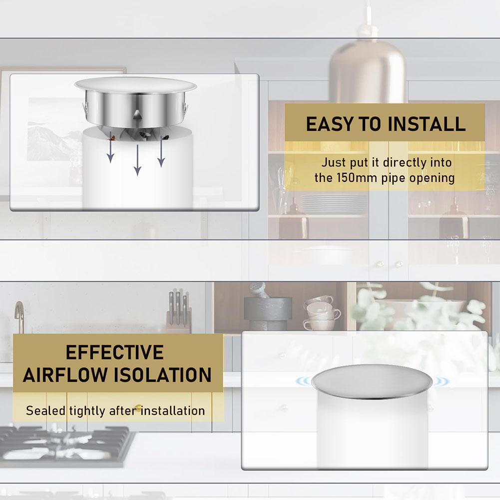 Надежная установка Крышка трубы печи Универсальный дизайн