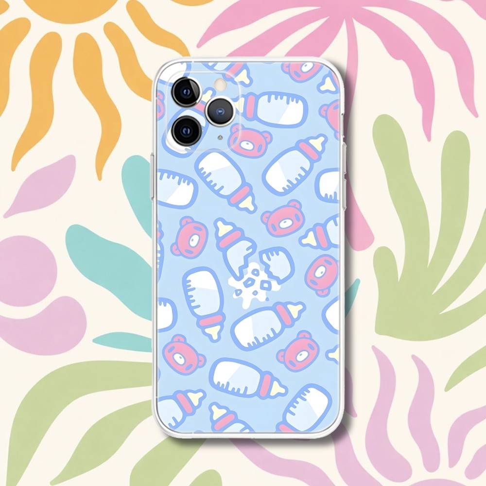 Милый Чехол для Телефона G-Gloomy Bear Для iPhone 17,16e,16,15,14,13,12,11 Mini Pro Max X,XR,XSMAX 8,7 Air Plus Прозрачный Мягкий