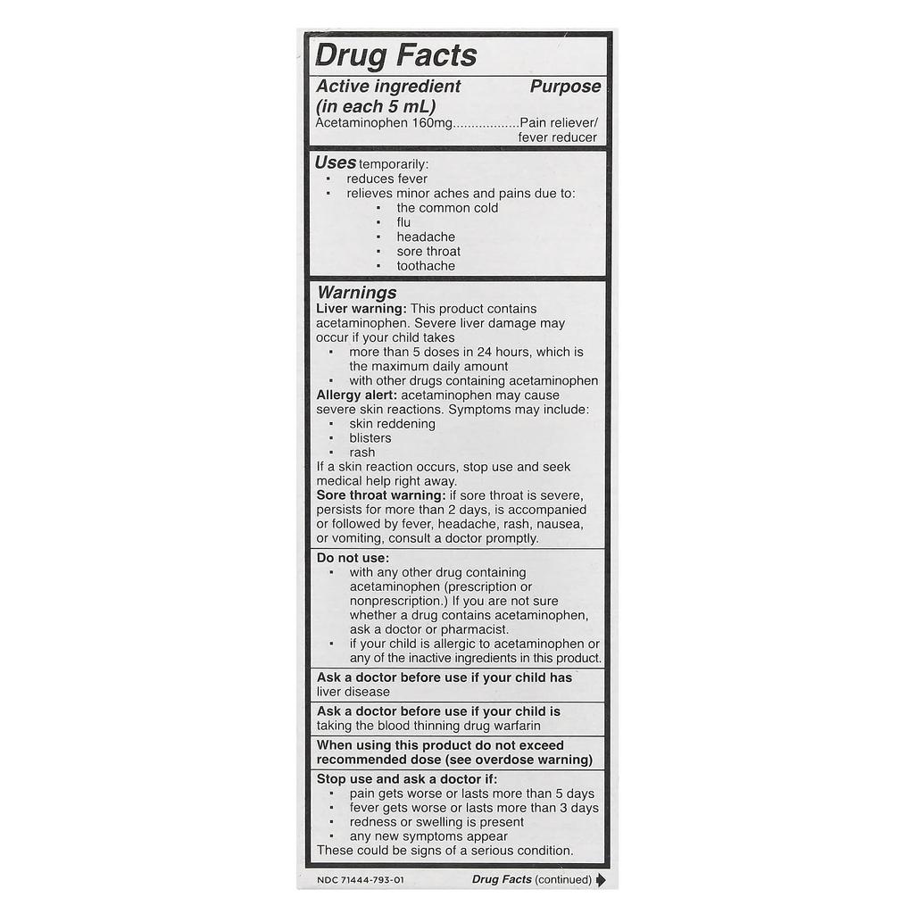 Mommy's Bliss, Children's, Pain and Fever, Ages 2 - 11, Yummy Berry, 4 fl oz (118 ml)