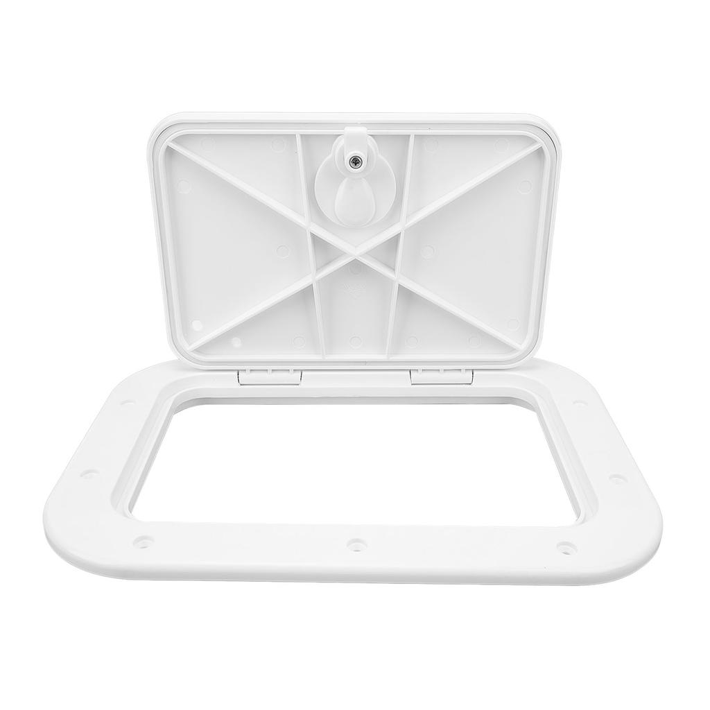 Люк доступа к палубе лодки с крышкой ABS Устойчивый к старению Ударопрочный Дверь отсека для дома на колесах Прицепа Яхты Кемпера Белый